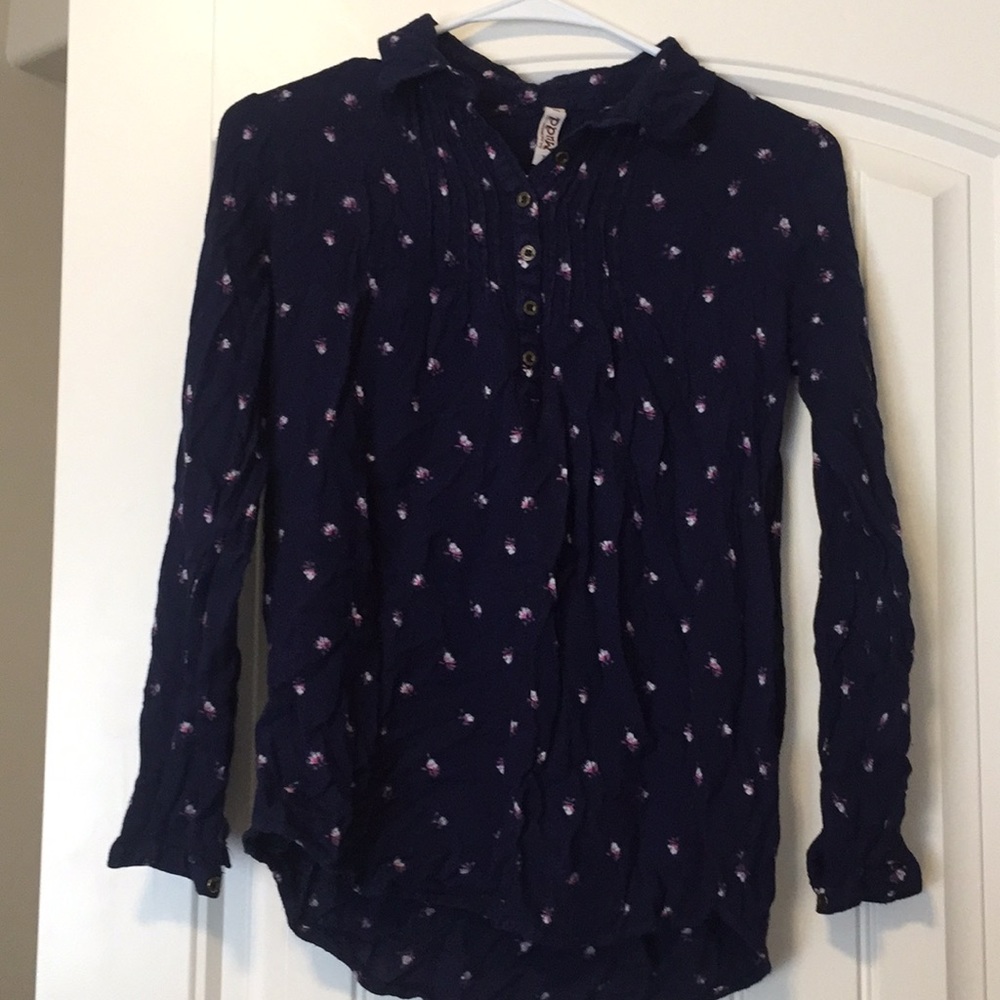 Navy/Pink Floral